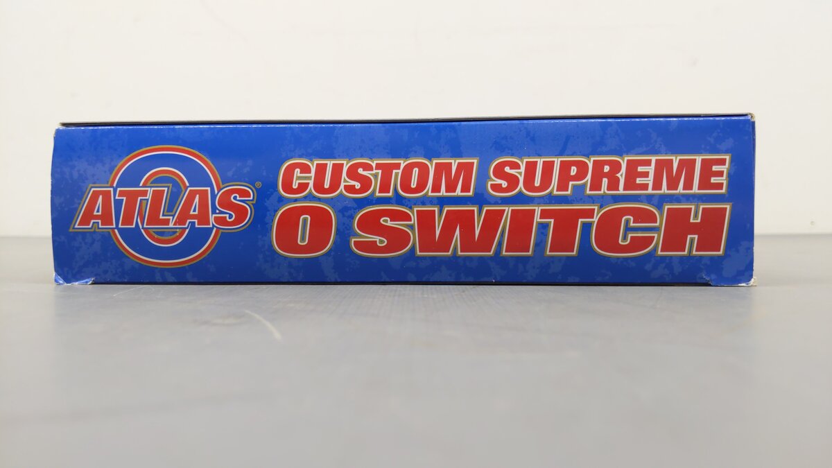 Atlas 6070 O / O54 Gauge Nickel Silver Left Hand Remote Switch Turnout EX/Box