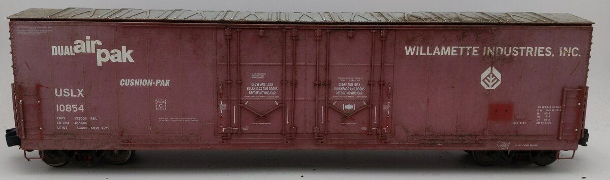 Aristo-Craft  G Scale  Airpak Willamette Industries Inc.10854 Refrigerator Car EX