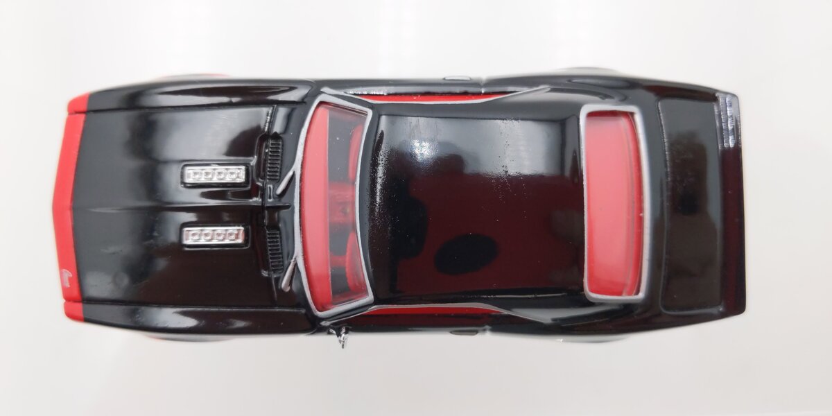 Matchbox YMC06-M 1:43 1968 Black W/Red Interior Chevrolet Camaro EX