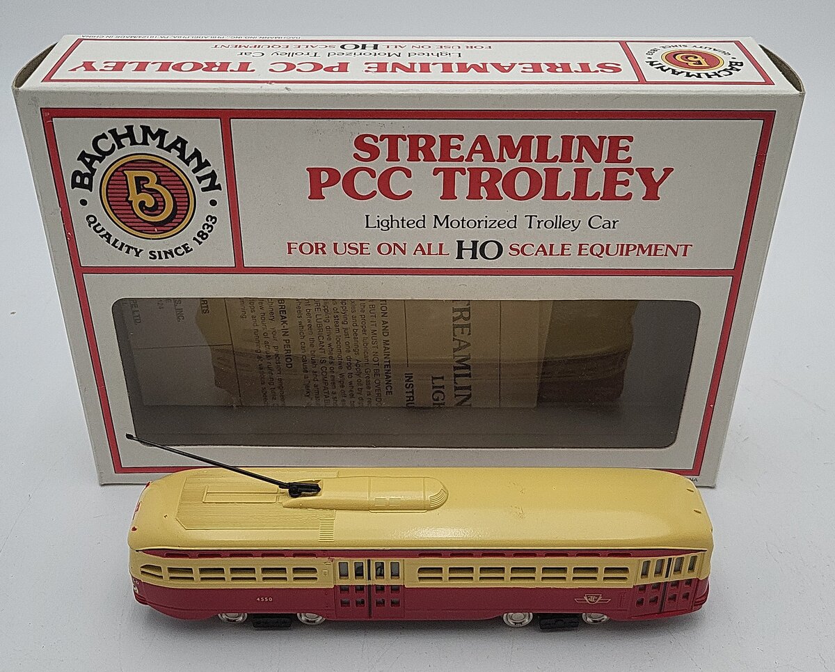 Bachmann HO Scale Trolley Car #4550 LN/Box