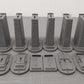 MTH 40-1034 O RealTrax Elevated Trestle Set (Pack of 8) VG