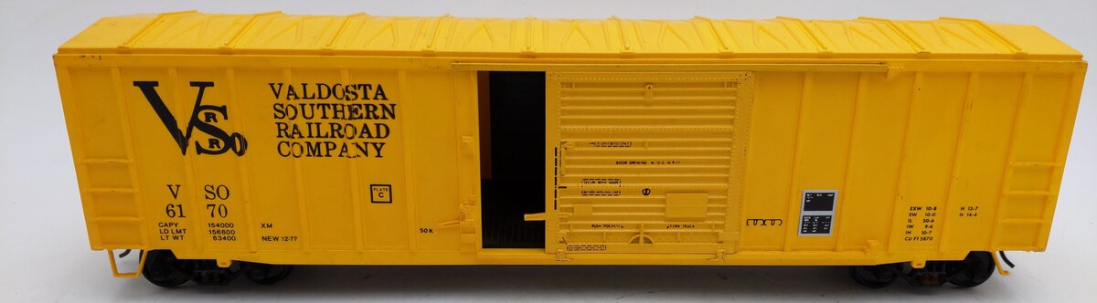 O Scale Valdosta Southern RR Company Boxcar (2-Rail) VG