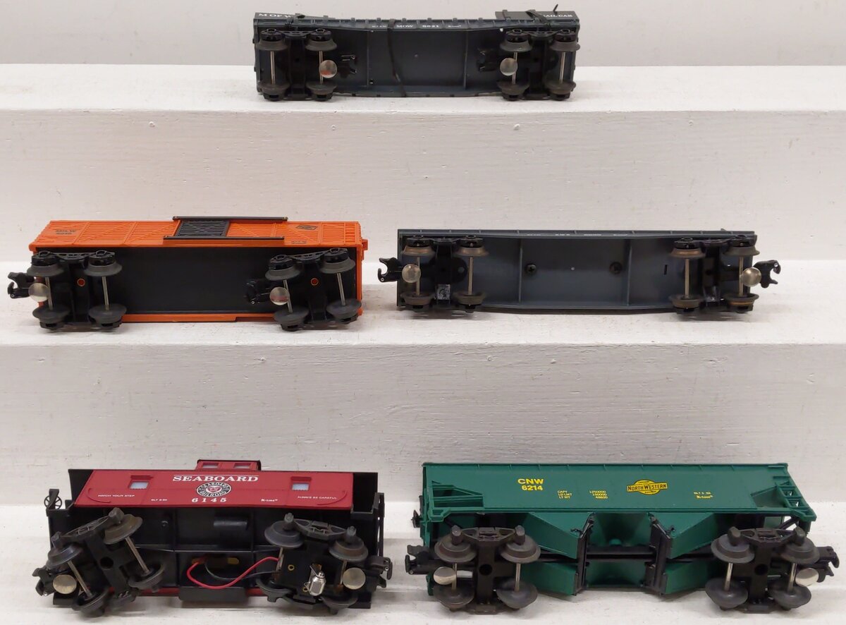K-Line O Gauge Assorted Freight Cars K6626, K6214, K6145, K6621, K5216 [5] VG/Box