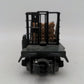 Lionel 6-16347 O Gauge Ontario Northland Bulkhead Flat w/Wood Load VG