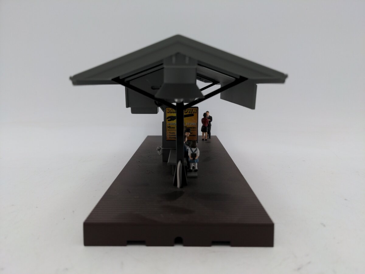 MTH 30-9107 O Middletown Operating Station Platform w/Gray Roof VG