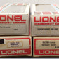Lionel O Gauge Assorted Freight Cars 6-9856, 6-9853, 6-9427, 6-9406 [4] VG/Box