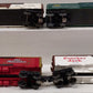 Lionel O Gauge Assorted Freight Cars 6-9856, 6-9853, 6-9427, 6-9406 [4] VG/Box