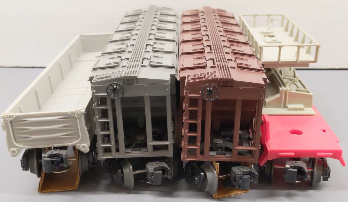 Lionel O Gauge Assorted Freight Cars 6-16328, 6-16618, 6-19316, 6-19319 [4] EX/Box