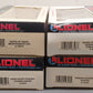 Lionel O Gauge Assorted Freight Cars 6-16328, 6-16618, 6-19316, 6-19319 [4] EX/Box
