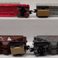 Lionel O Gauge Assorted Freight Cars 6-16328, 6-16618, 6-19316, 6-19319 [4] EX/Box