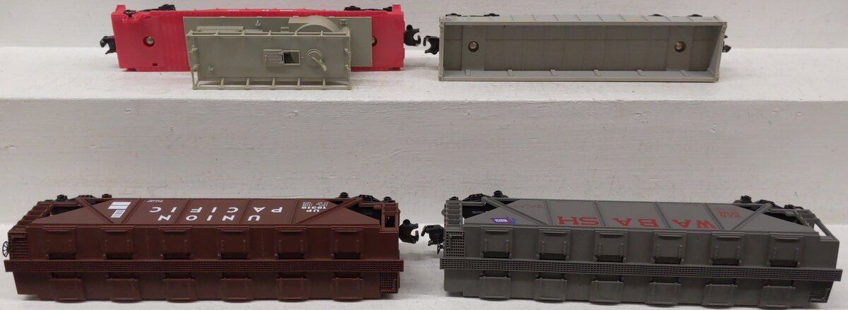 Lionel O Gauge Assorted Freight Cars 6-16328, 6-16618, 6-19316, 6-19319 [4] EX/Box