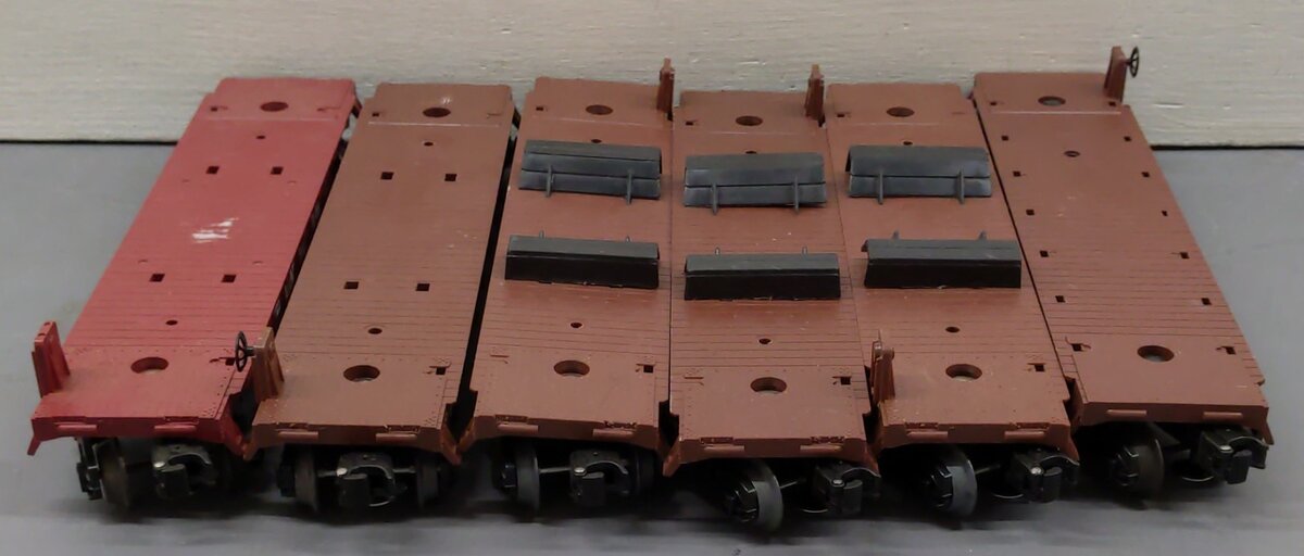 Assorted Lionel O Scale Flatcars [6] #9121 #9302 EX