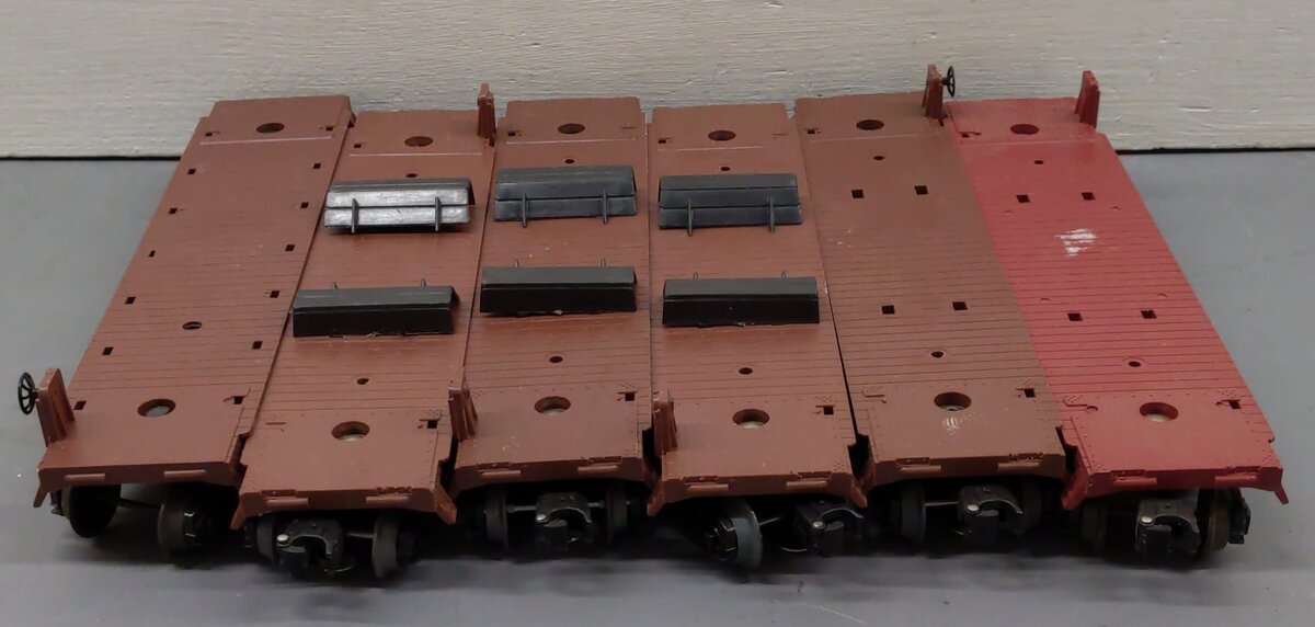 Assorted Lionel O Scale Flatcars [6] #9121 #9302 EX