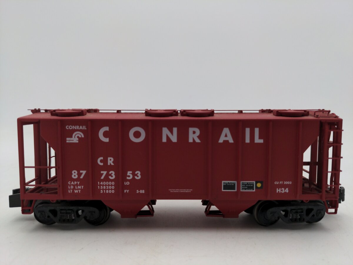 S-Helper 00088 S Gauge Conrail PS-2 2-Bay Covered Hopper #877353 EX