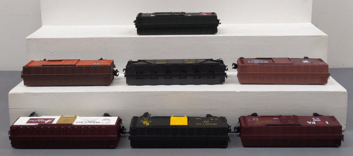 Lionel & K-Lines Assorted O Gauge Boxcars [7] EX/Box