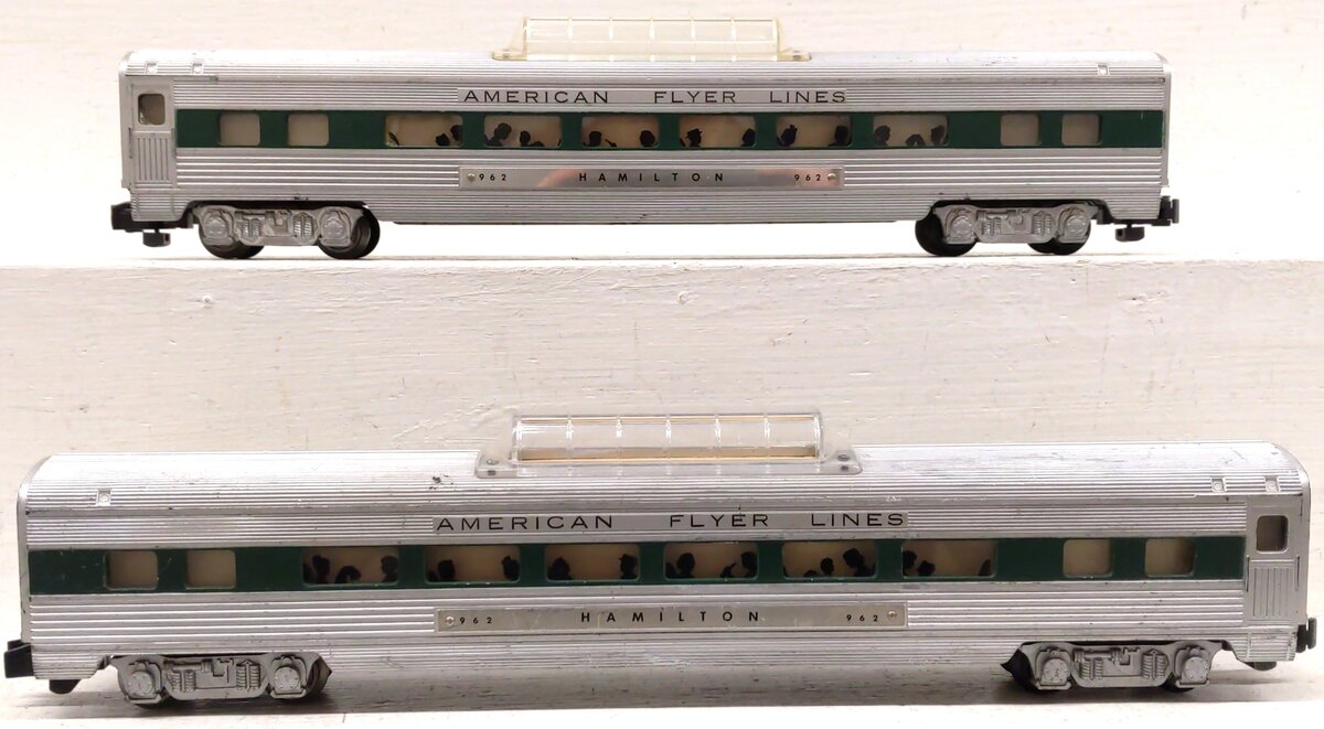 American Flyer 962 Vintage S American Flyer Lines Hamilton Vista Dome Car [2] VG