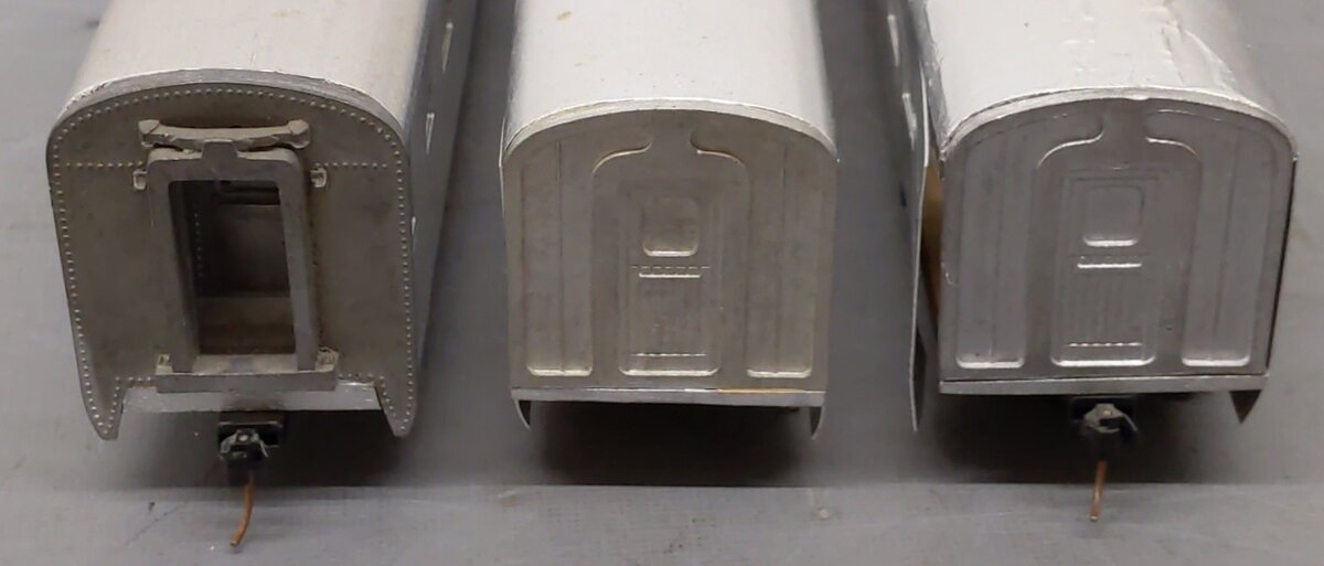Custom Built S Scale Undecorated Assorted Passenger Cars [3] VG