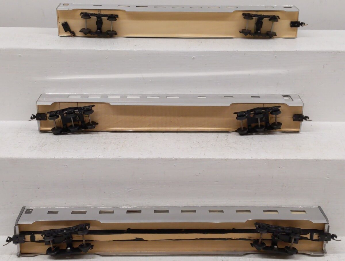 Custom Built S Scale Undecorated Assorted Passenger Cars [3] VG