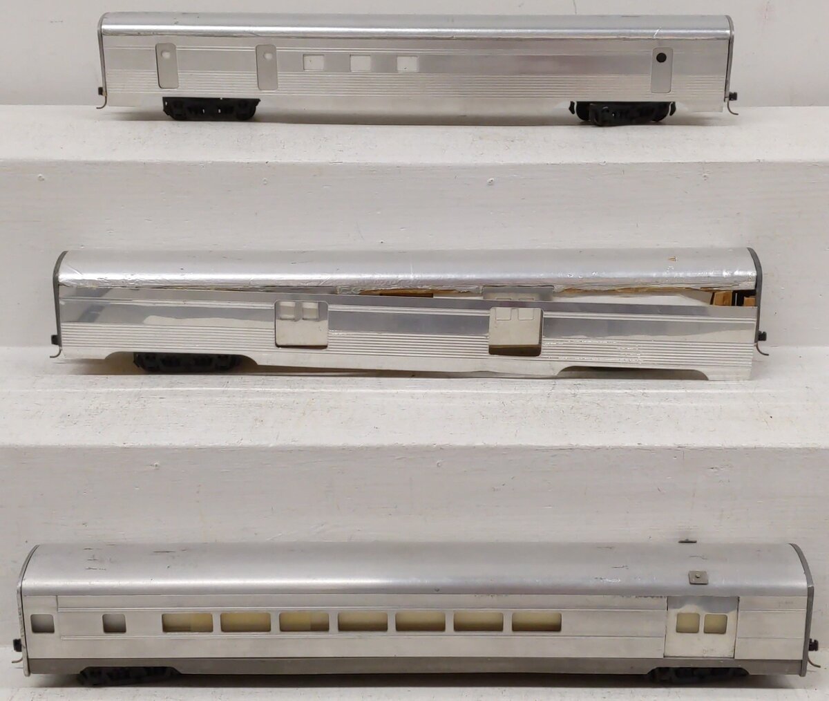 Custom Built S Scale Undecorated Assorted Passenger Cars [3]