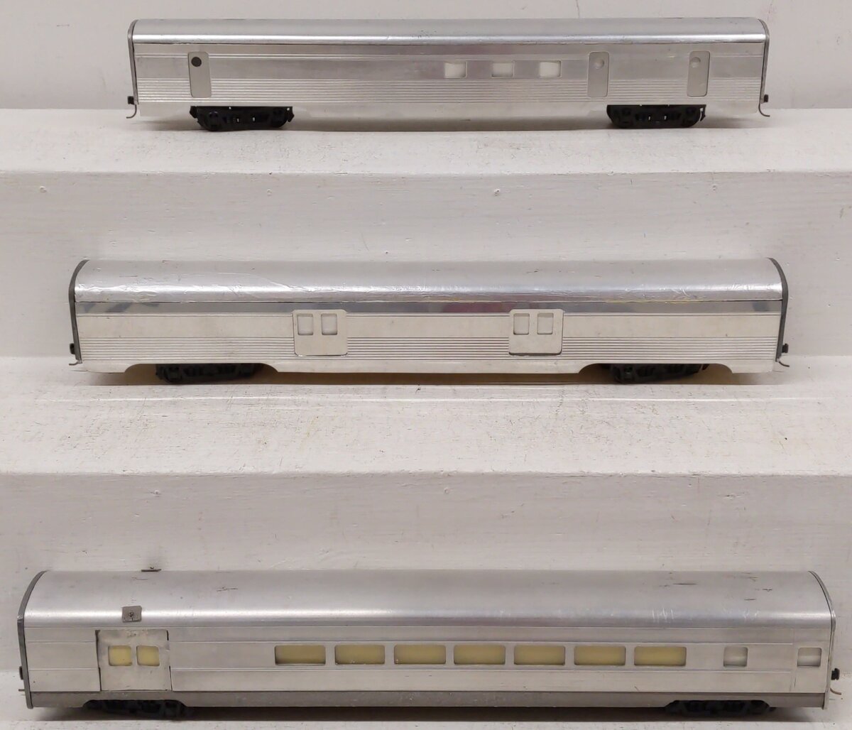 Custom Built S Scale Undecorated Assorted Passenger Cars [3]