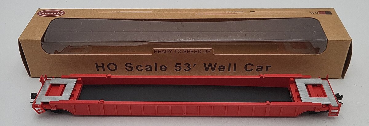 Evemodel C8759 HO Scale 53' Well Car EX/Box