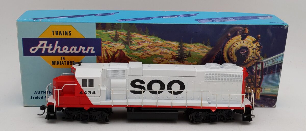 Athearn 4609 HO SOO Line GP38-2 PWR Diesel Locomotive #4434 LN/Box