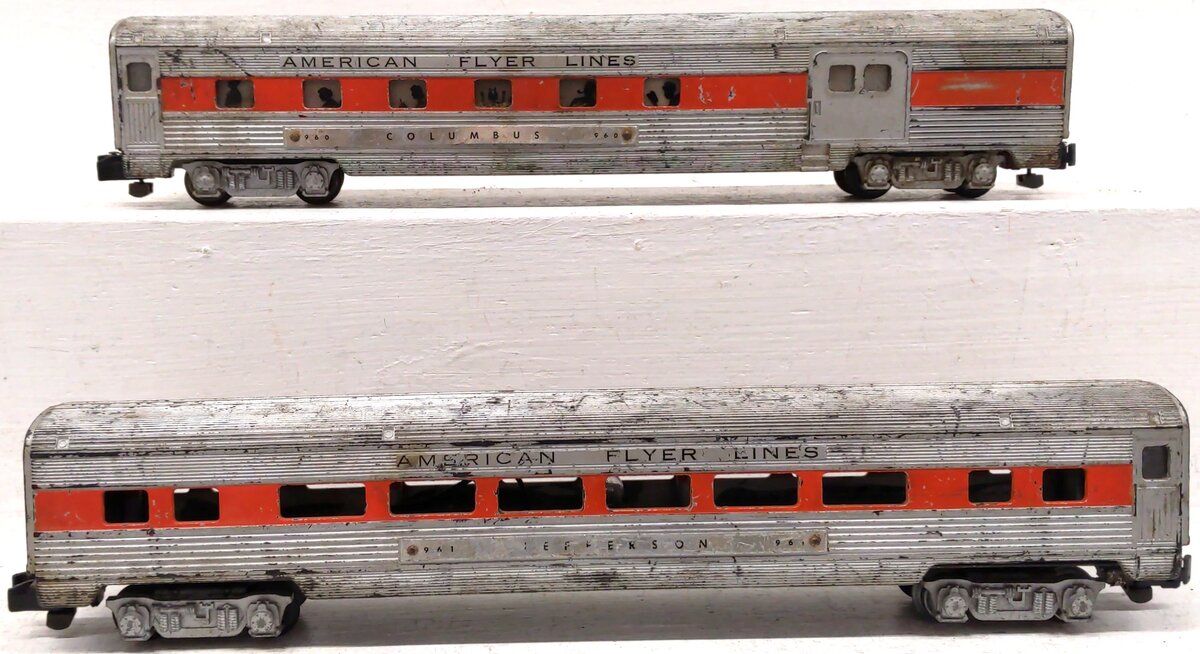 American Flyer Vintage S American flyer Lines Passenger Cars: 960, 961 [2]