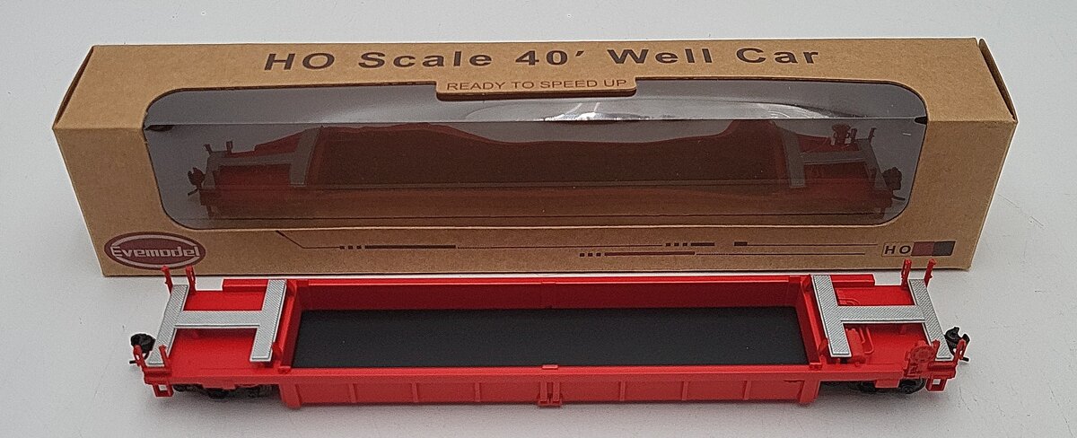 Evemodel C8749 HO Scale Well Car EX/Box