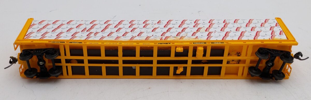 McKean 1755 HO Scale Trailer Train Open Center Beam Flat Car #86264 EX/Box