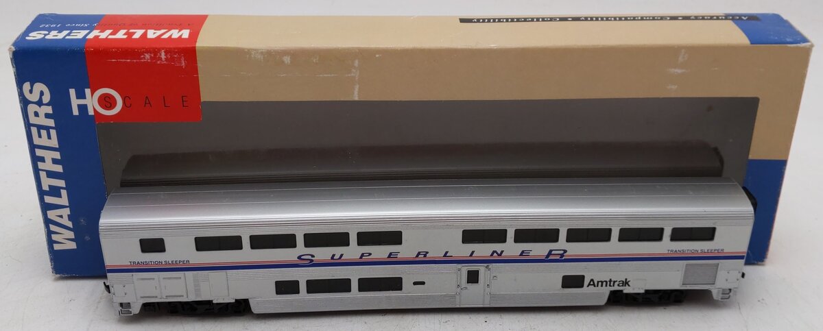 Walthers 932-6141 HO Scale Amtrak 85' Superliner Phase IV Transition Sleeper Car EX/Box