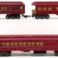 American Flyer S Assorted Red Passenger Cars: 953, 652, 654 [3] VG