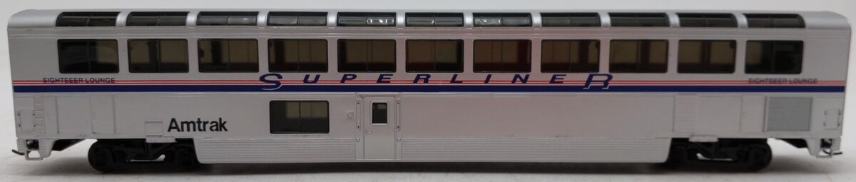 Walthers 932-6121 HO Amtrak Sightseer Lounge 85' Superliner II Car EX/Box