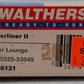 Walthers 932-6121 HO Amtrak Sightseer Lounge 85' Superliner II Car EX/Box