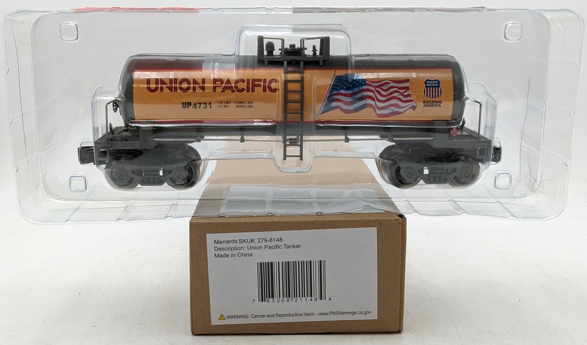 Menards 279-8148 O Gauge Union Pacific Tanker #4731 NIB