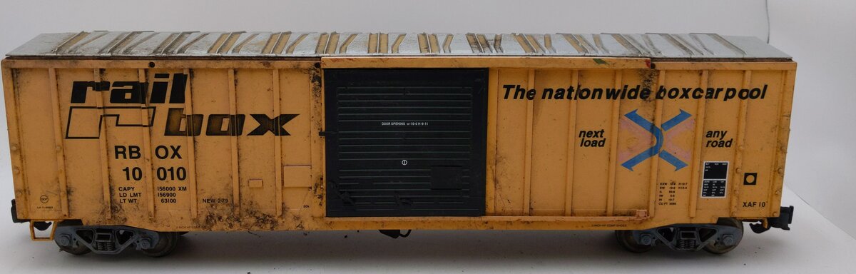 LGB 40930 G Gauge Railbox Boxcar #10010 VG