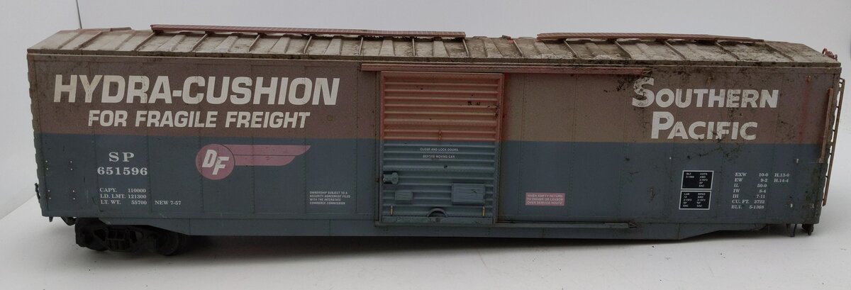 Aristo-Craft 651596 G Southern Pacific  Boxcar W/ Metal Wheels