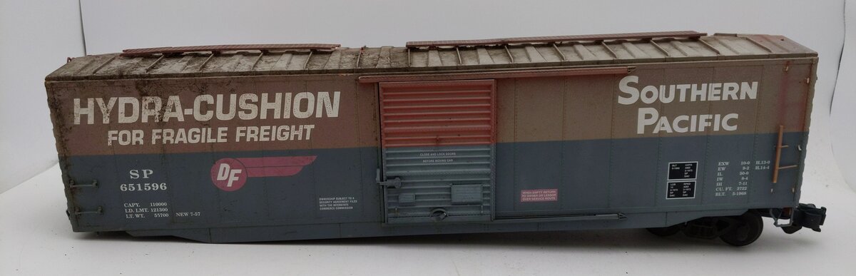 Aristo-Craft 651596 G Southern Pacific  Boxcar W/ Metal Wheels