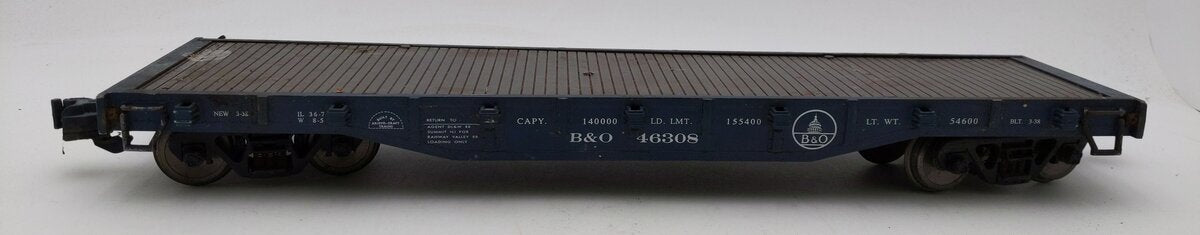 Aristo-Craft 46308 Baltimore & Ohio Flatcar VG