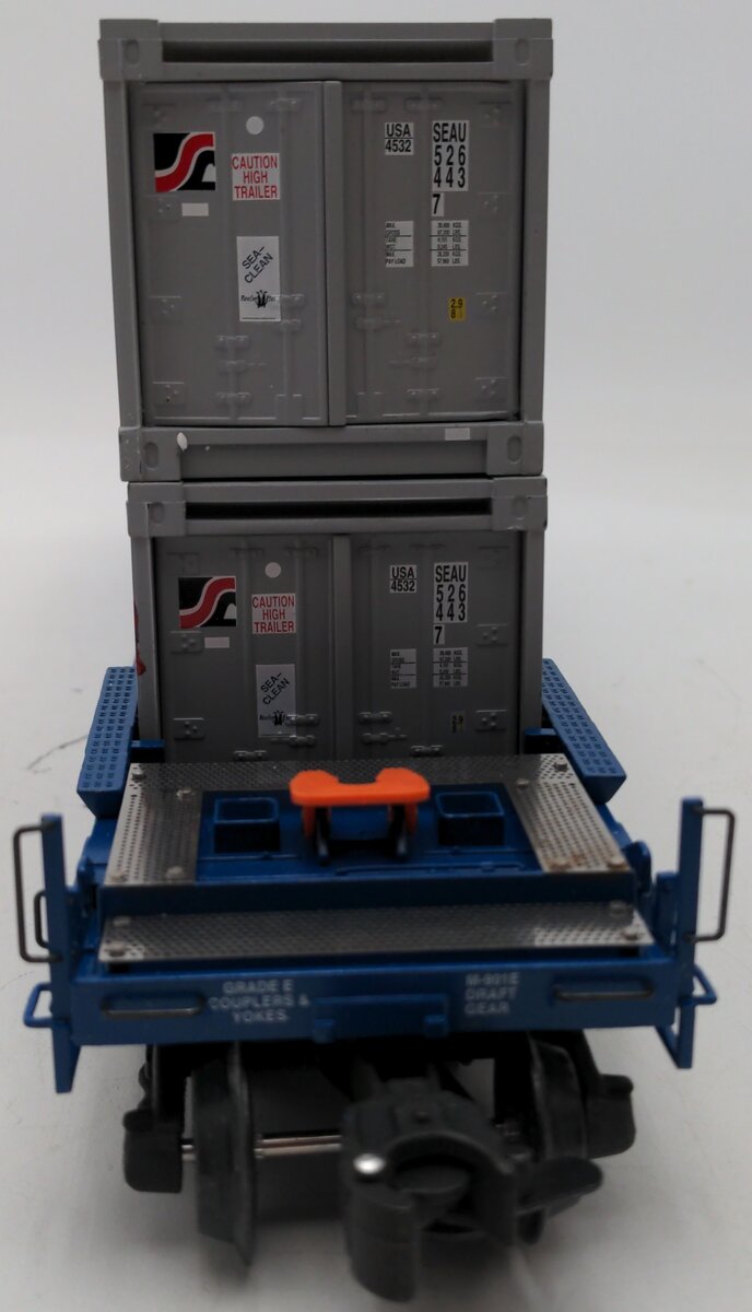K-Line K7751 O CSX Well Flatcar w/Intermodal Containers #7764 VG/Box