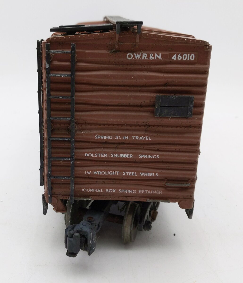 REA 46010 G Scale Union Pacific O.W.R.& N Boxcar VG