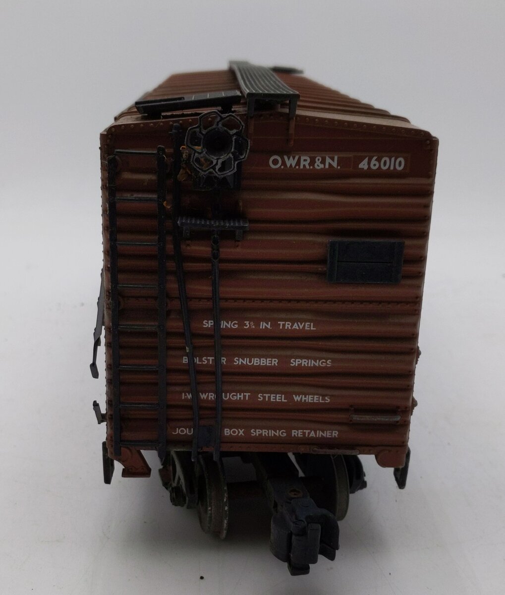 REA 46010 G Scale Union Pacific O.W.R.& N Boxcar VG