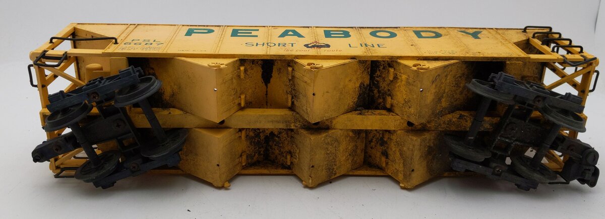 Bachmann G scale 6687 Peabody 3-Bay Hopper VG