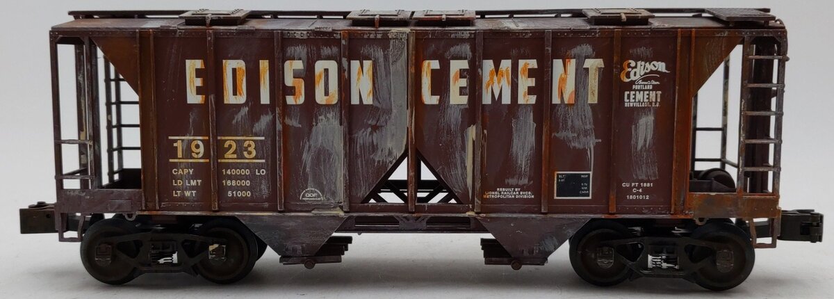 Lionel 48-1801012 Edison Cement AC2 Hopper #1923/Box
