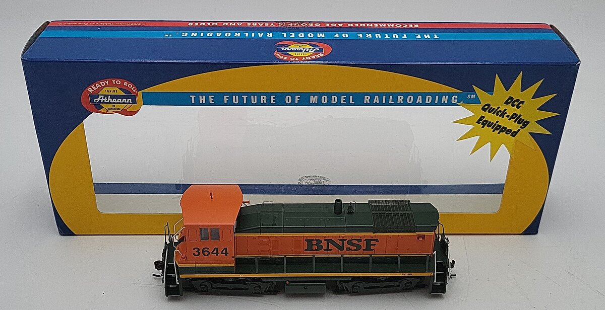 Athearn 95805 HO Scale BNSF SW1000 Diesel Switcher #3644 EX/Box