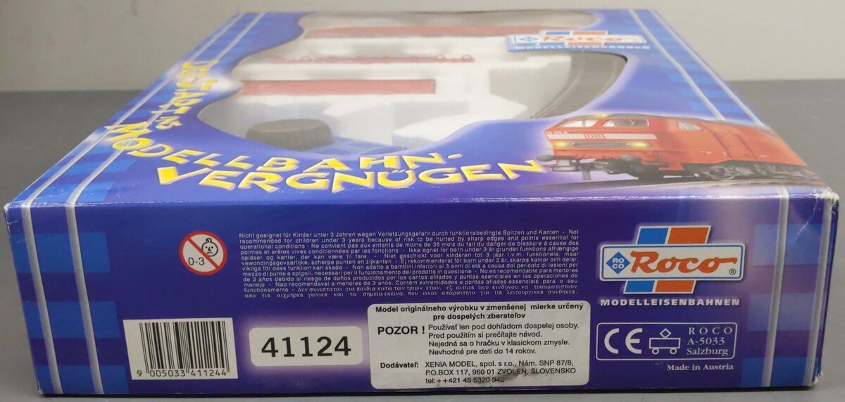 Roco 41124 HO  Diesel Locomotive Starter Set LN/Box
