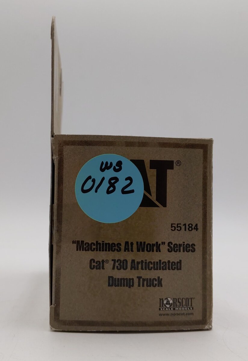 Norscot 55184 1:87 Weathered CAT 730 Articulated Dump Truck LN/Box