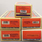 Lionel O Assorted Freight Cars 6-16412, 6-15003, 6-19515, 6-29225, 6-16373 [5] VG/Box