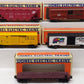 Lionel O Assorted Freight Cars 6-16412, 6-15003, 6-19515, 6-29225, 6-16373 [5] VG/Box