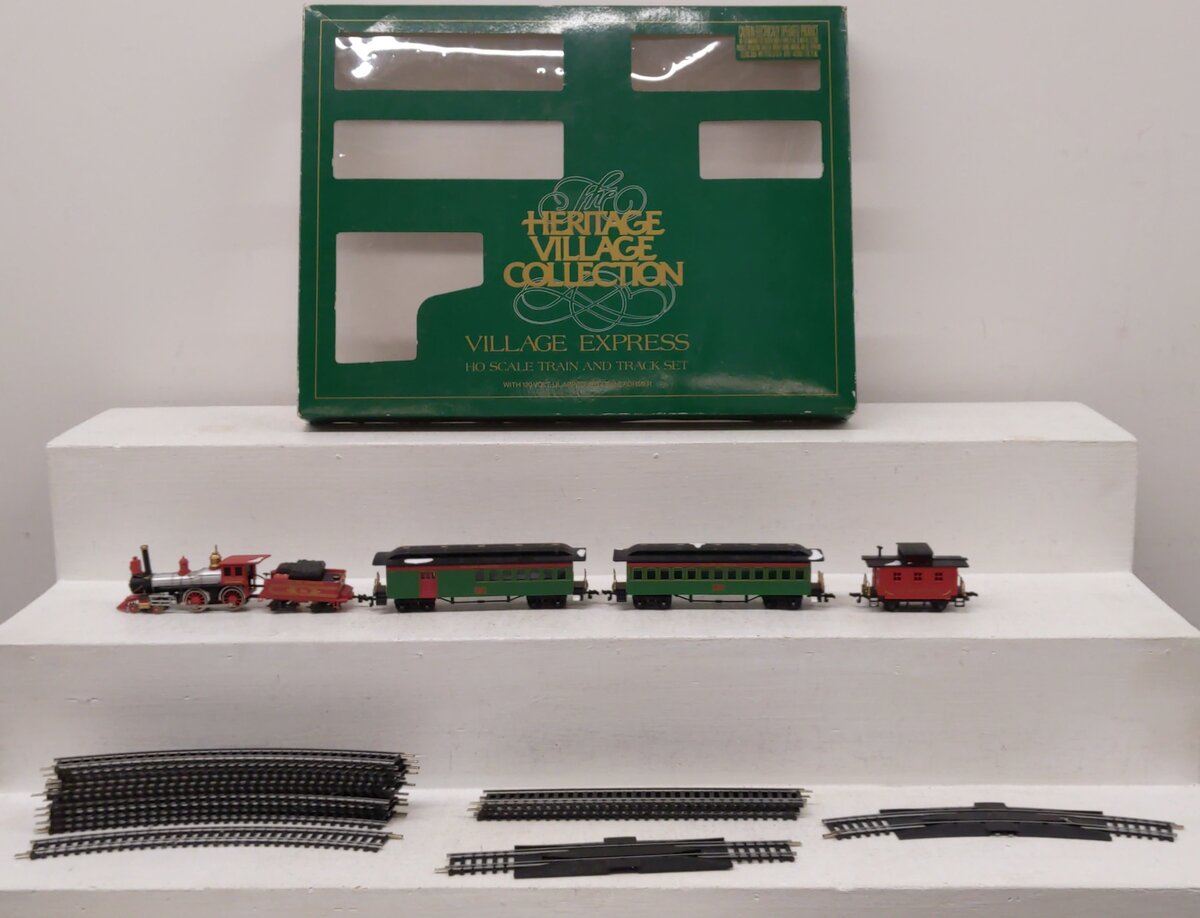 Bachmann 5980-3 HO Scale Heritage Village Collection Starter Train Set EX/Box