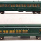 American Flyer Vintage S Green Passenger Cars: 650, 653 [2] VG